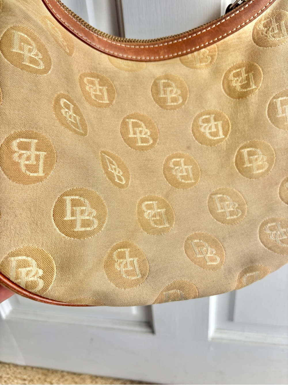 vintage y2k dooney & bourke monogram hobo bag GUC - Picture 9 of 15